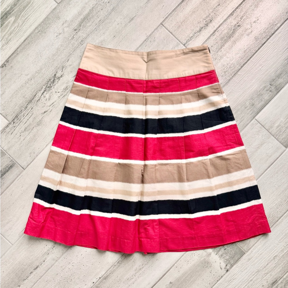 Talbots Striped Fit & Flare Skirt - 6Petite